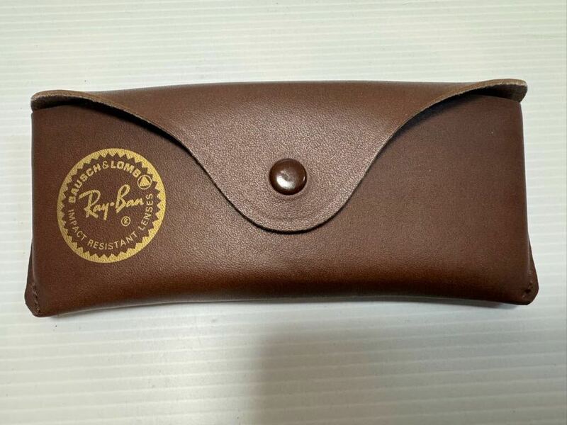 美品 B&L レイバン レザーケース RAY BAN USA ボシュロム社製 アイウェア サングラス 廃盤 レア ビンテージ 希少 入手困難