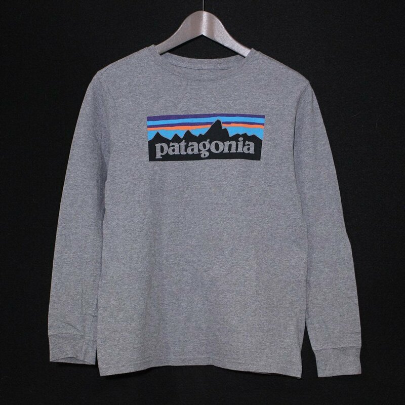 patagonia パタゴニア ボーイズ ロングスリーブ グラフィック オーガニック Tシャツ L 12 子供用
