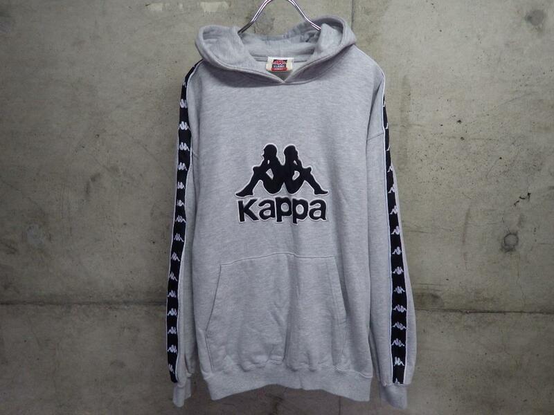 kappa / カッパ　スウェット　パーカー　XL　デカロゴ　ラインロゴ 90s