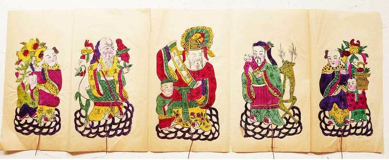 ◆『 蘇州版画 古画 』清代 古文書 中国唐物唐本 