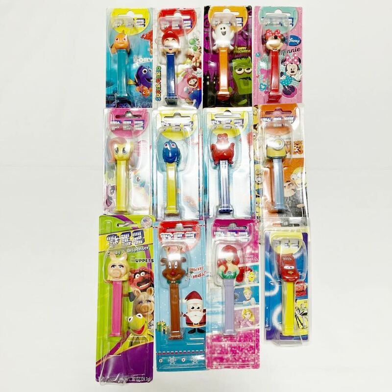 まとめ売り 色々 PEZ ペッツ スーパーマリオ ミニーマウス ミニオンズ ニモ アリエル カーズ リトルポニー ハロウィン ディズニー 雑貨