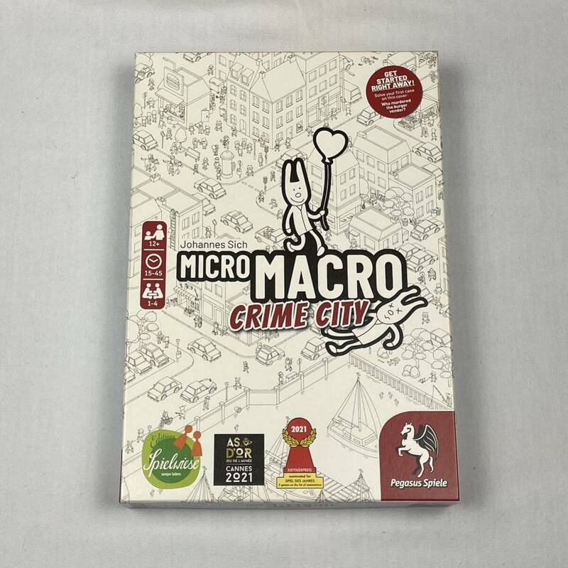 MicroMacro Crime City ミクロマクロ　クライムシティ　Edition Spielwiese English Edition 海外版　ボードゲーム　