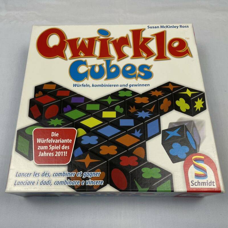 クゥワークル キューブ　Qwirkle cubes ボードゲーム　クワークルキューブ 