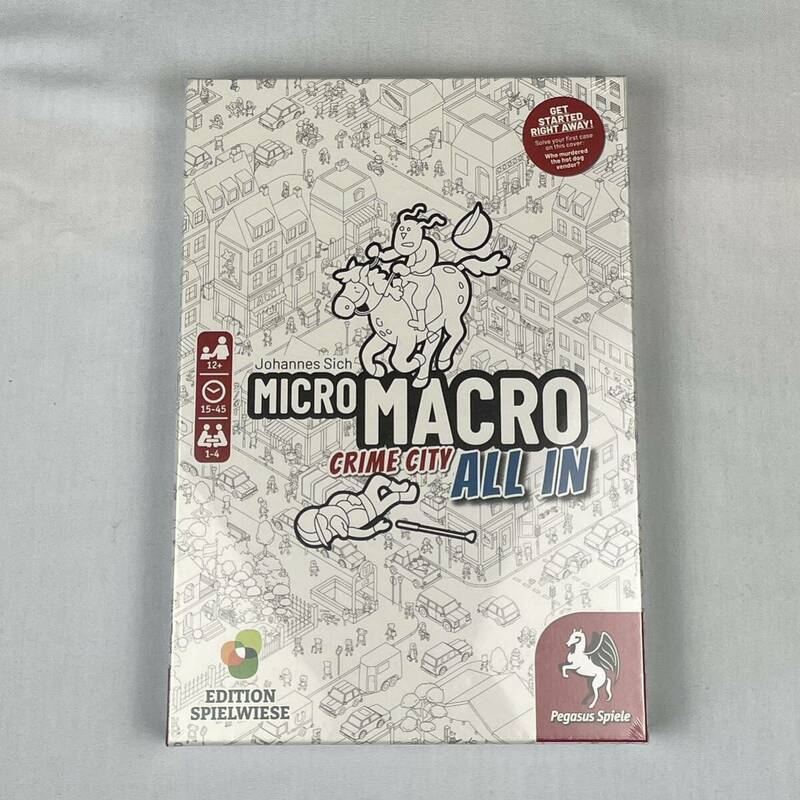 Micro Macro Crime City All in English Version ミクロマクロ　クライムシティ　オールイン　海外版　ボードゲーム　Edition Spielwiese