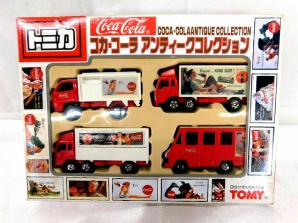 M812★トミカ Coca-Cola アンティークコレクション TOMY ルートトラック 冷凍車 ウイングトラック コカ・コーラ 未使用品★送料590円〜