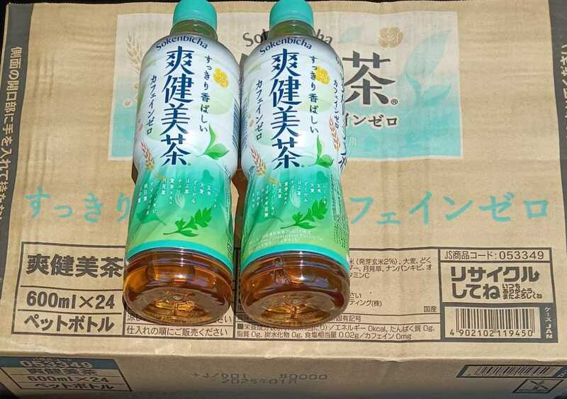 コカ・コーラ　爽健美茶　カフェインゼロ　600ml×24本　1箱分（賞味期限2025/1月）送料込！ラスト品！