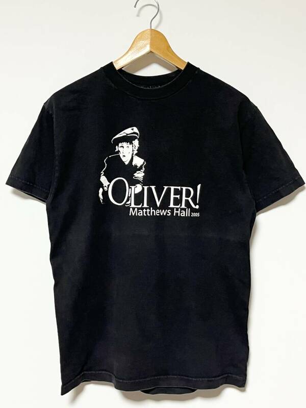 美品/00s★OLIVER!/オリバー ミュージカル Tシャツ ブラック/黒 M ビンテージ