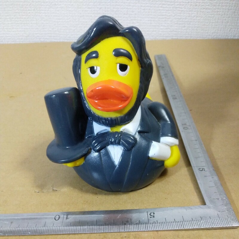 エイブラハムリンカーン リンカーン大統領 YARTO ヤート ラバーダック バスダックス bath ducks ソフビ 未チェック 詳細不明 ジャンク扱い 