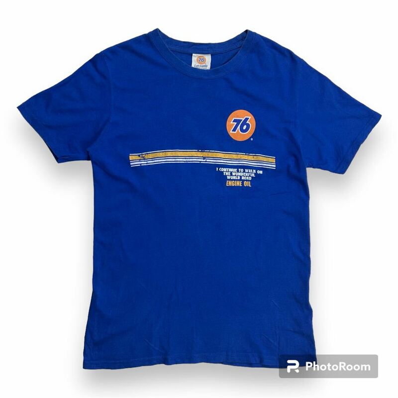 76Lubricants ルブリカンツ 半袖 ロゴTシャツ L ブルー