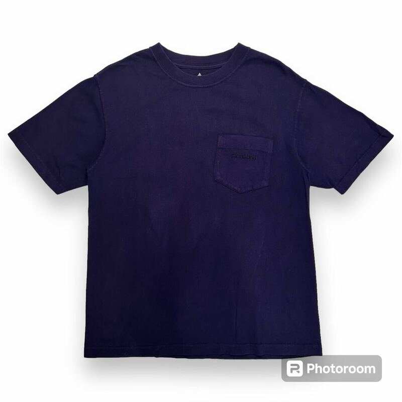 mont-bell モンベル 半袖 ロゴ Tシャツ カットソー パープル S アウトドア