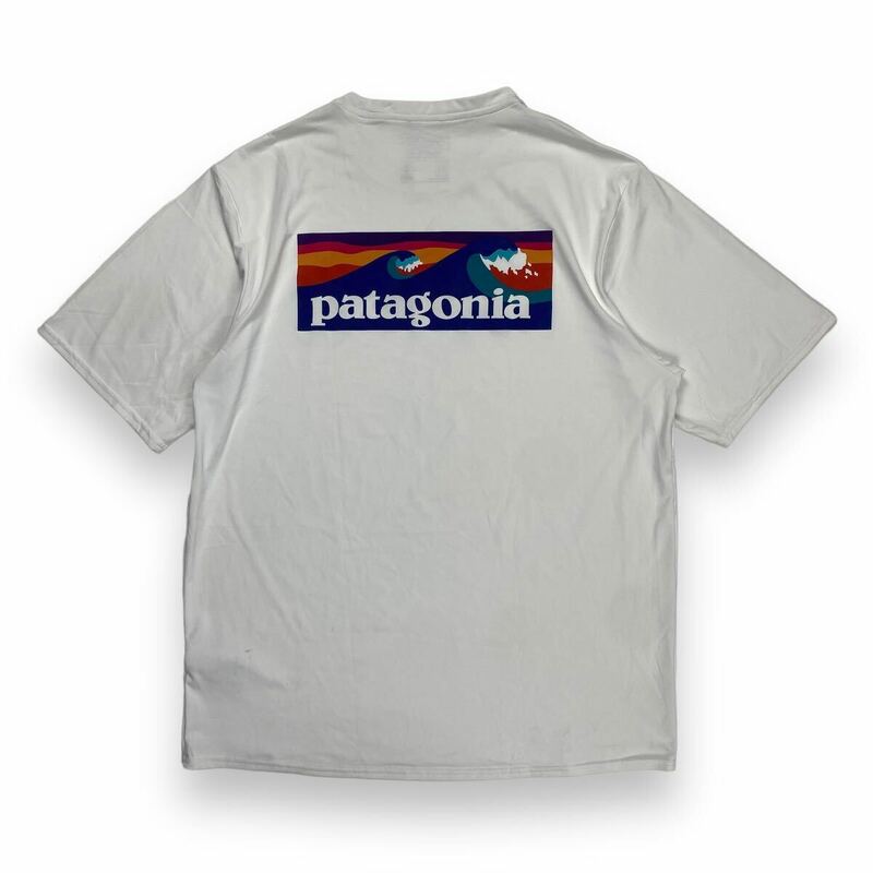 Patagonia パタゴニア バックプリント 半袖 Tシャツ ホワイト M STY45235 SP20