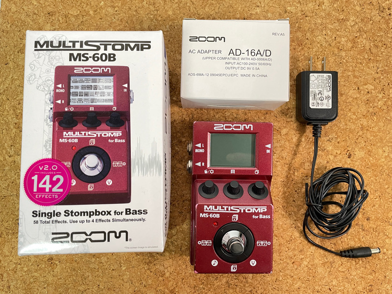 ★ZOOM MULTISTOMP MS-60B for Bass アダプター付き★AD-16A/D 1