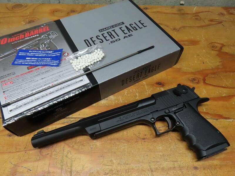 TOKYOMARUI 東京マルイ DESERT EAGLE .50AE 10inch BARREL ブラック ロングバレル N0.31 ガスガン 管理6k0513G-A04