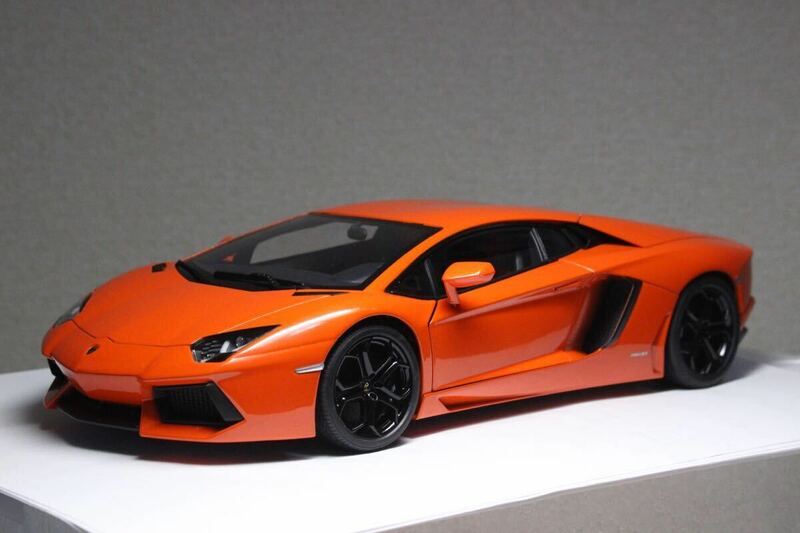 1/18 AUTOart Lamborghini Aventador LP700-4 Orange 74665 ランボルギーニ アヴェンタドール オレンジ オートアート Aa 本体のみ