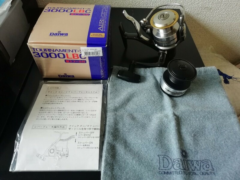 希少 美品 DAIWA トーナメントX 3000LBC レバーブレーキ ダイワ