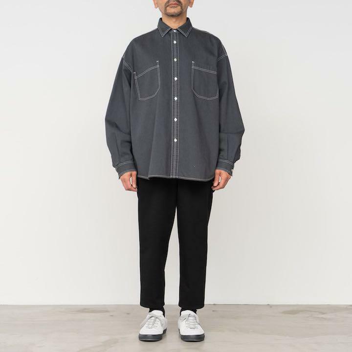 Graphpaper Denim Regular Collar Shirt