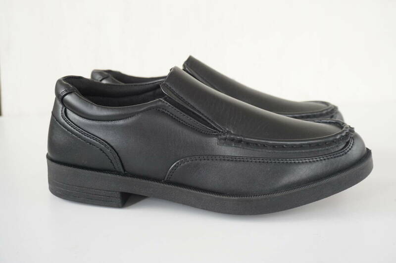 ウイルソン*25.5cm EEEE / 4E*軽量ビジネスシューズ*Wilson casual comfort shoes*黒/ブラック*スリッポン/ローファー