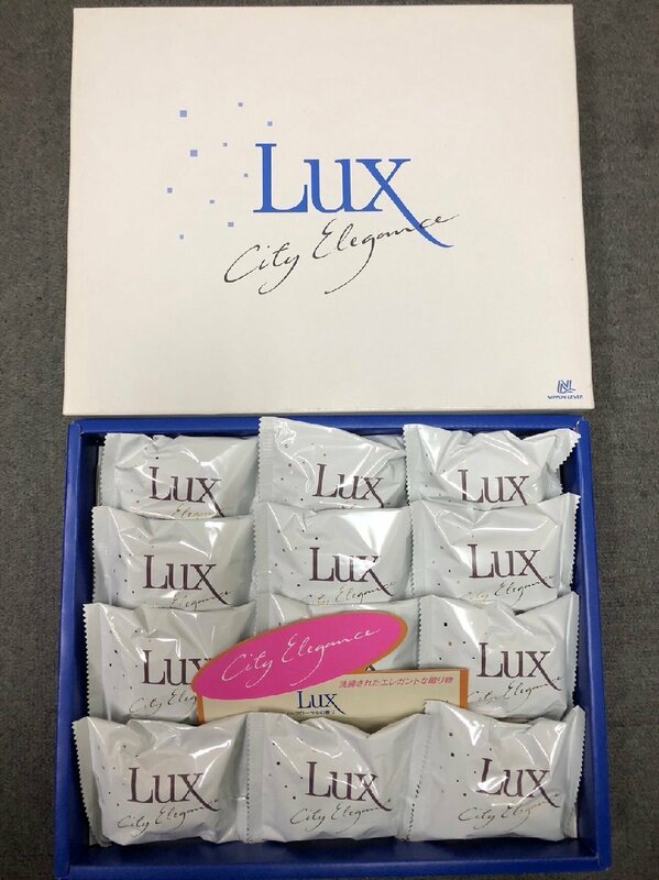 1円～【未使用】LUX　シティエレガンス　石鹸　12個セット　贈答品　固形石鹸　ウッディーフローラルの香り
