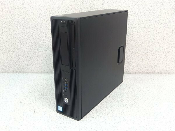 ■※ 【OS無し】 HP ワークステーション Z240 SFF Xeon E3-1270 v5/メモリ8GB/HDD無/DVDマルチ 動作確認 グラボ搭載