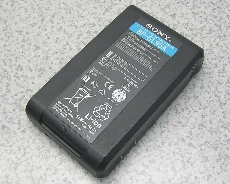 ■6個入荷 SONY/ソニー リチウムイオンバッテリーパック BP-GL95A 送料一律520円 満充電確認済み