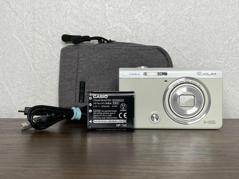 Y377【HAKUBAケース付き】 カシオ CASIO HIGH SPEED EXILIM EX-ZR60 HS Wi-Fi コンパクトデジタルカメラ コンデジ digital still camera