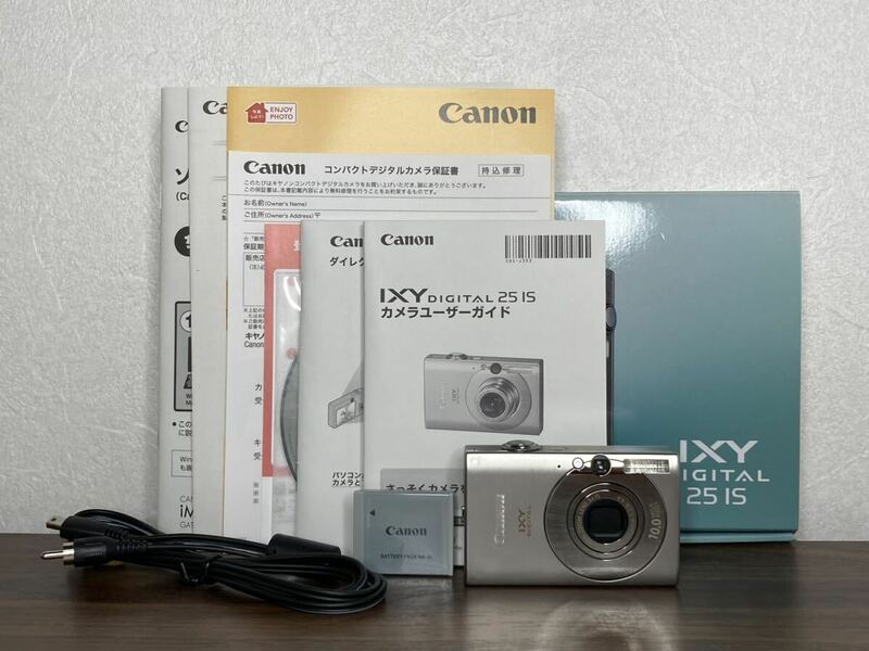 Y376【元箱付き】 キャノン Canon IXY DIGITAL 25 IS コンパクトデジタルカメラ コンデジ digital still camera