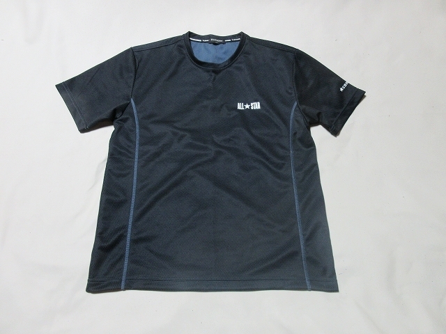 R-33★COINVERSE(コンバース)★黒色/半袖Tシャツ(L)★