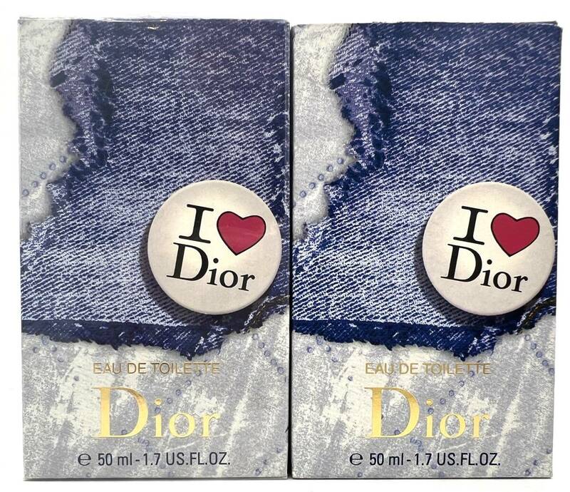 i2490SK　 【未開封】【開封済み 残多】2個 Chistian Dior クリスチャンディオール I love Dior アイ ラブ ディオール オードトワレ 50ml