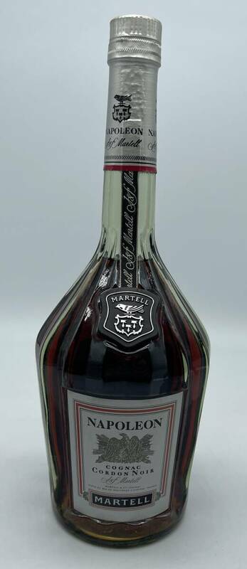 y1553E 未開栓 MARTELL CORDON NOIR マーテル コルドン ノアール NAPOLEON ナポレオン COGNAC グリーンボトル ブランデー 700ml 古酒