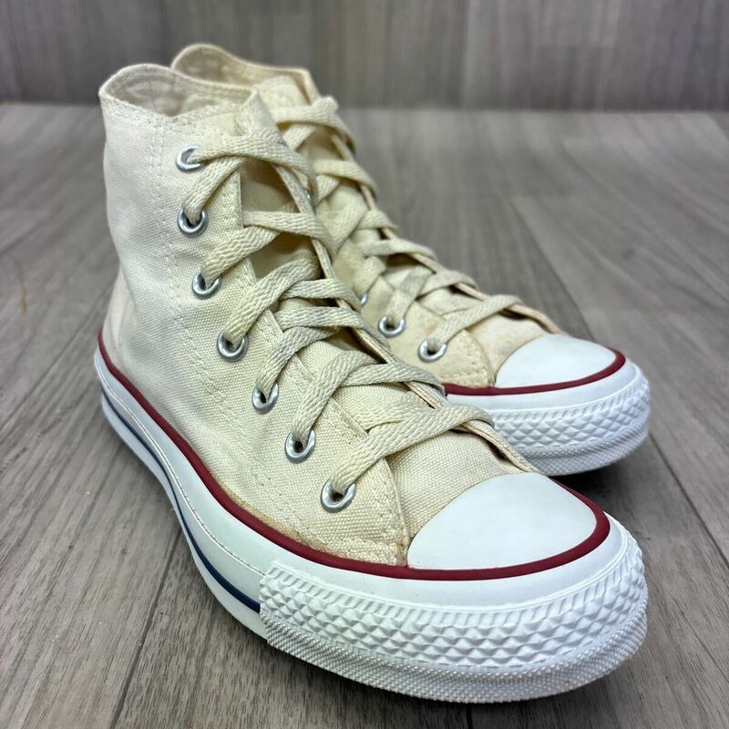 KT240305 D-71 CONVERSE コンバース ALLSTAR オールスター ハイカットスニーカー カジュアルスニーカー ホワイト系 メンズ 23cm