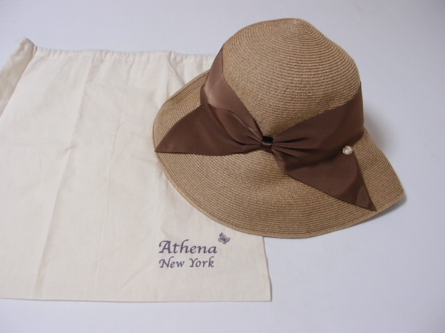 美品 ユナイテッドアローズ購入 Athena New York アシーナ ニューヨーク RISAKO 帽子 