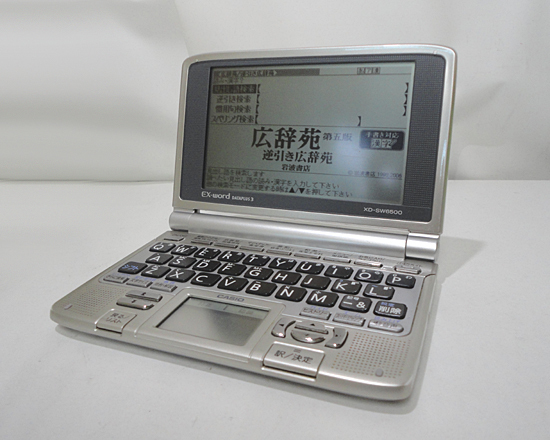 カシオ 電子辞書 EX-word DATAPLUS3 XD-SW6500 タッチペン欠品 CASIO