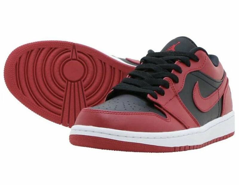 NIKE AIR JORDAN 1 LOW Varsity Red ナイキ エアジョーダン1 ロー バーシティ レッド size US 10 28cm スニーカー 黒タグ付き