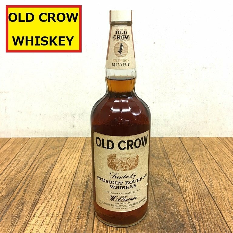 未開栓/OLD CROW/オールドクロウ/オリジナル/バーボンウイスキー/86プルーフ/ケンタッキー/whiskey/お酒/AG11