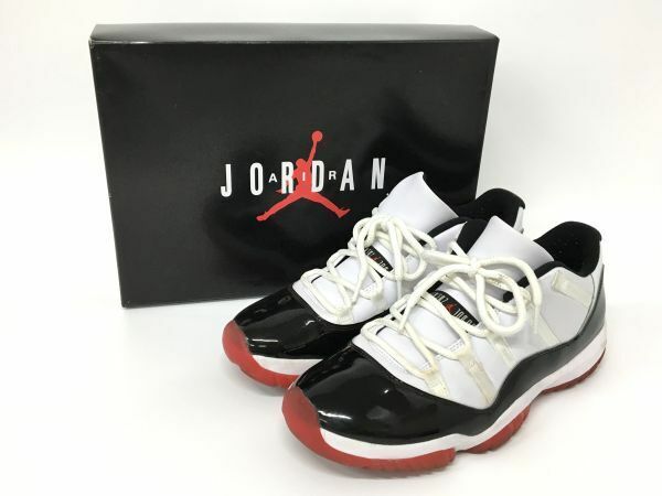 K11-406-0505-149▲【中古/送料無料】Nike Air Jordan 11 Low Gym Red ナイキ エアジョーダン11 ロー ジムレッド サイズ:29.0cm