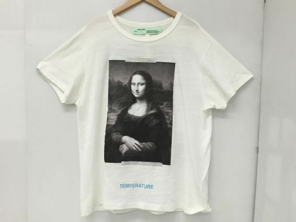 K18-956-0520-126【中古】OFF-WHITE(オフホワイト) モナリザ プリントTシャツ [OMAA002S1800 10 12] Sサイズ