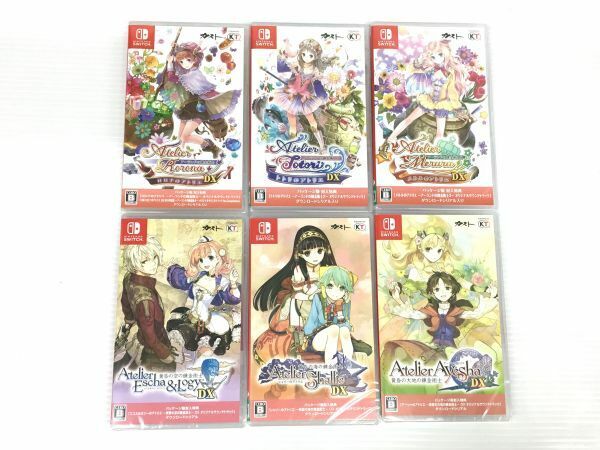 K11-567-0529-036【未開封/送料無料】Switch ゲームソフト 6本セット(トトリ/ロロナ/メルル/エスカ&ロジー/シャリー/アーシャ)のアトリエ