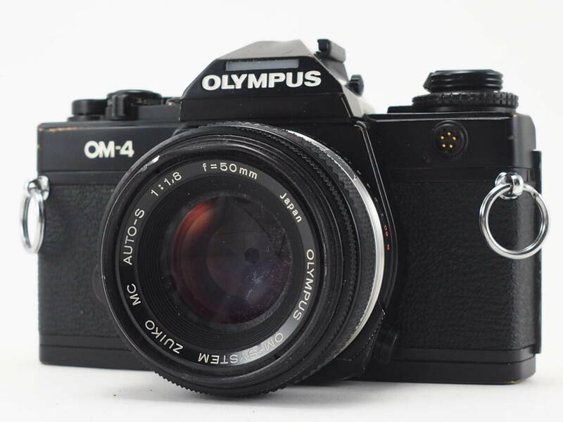 ★訳あり大特価★ オリンパス OLYMPUS OM-4 ブラック ZUIKO MC AUTO-S 50mm F1.8 レンズセット #TA4973