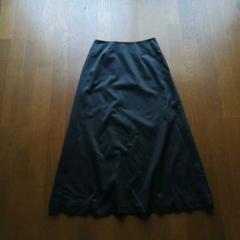 ケンゾー KENZO CLUB ロングスカート ブラック サイズ38 24-0510fu06【4点同梱で送料無料】