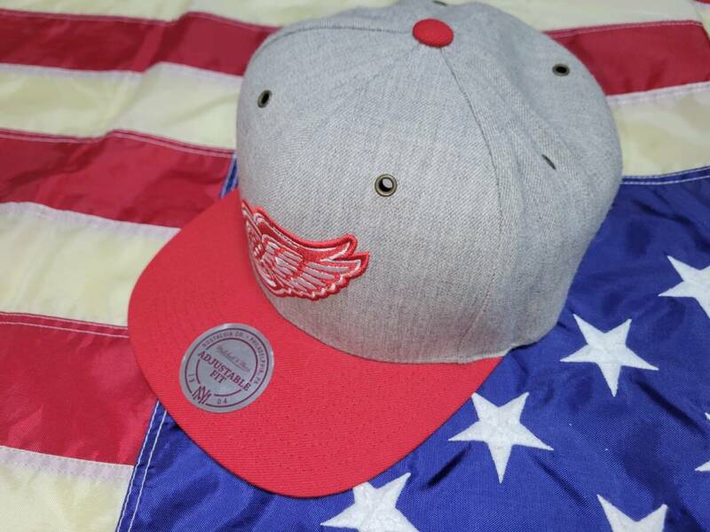 mitchell & ness NHLデトロイト・レッドウィンスSNAP-PACKキャップ