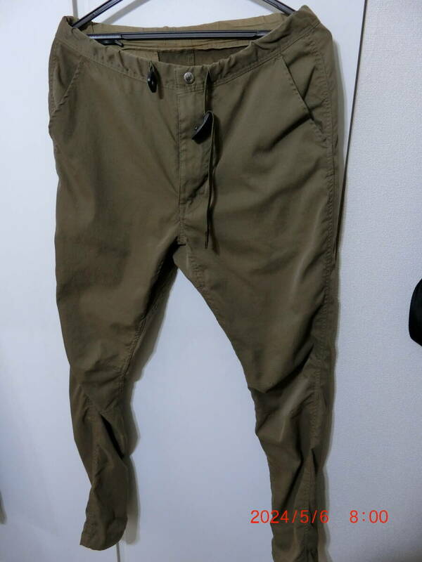 nonnative*Gramicci CLIMBER EASY PANTS - OVERDYED C/P TWILL STRETCH BY GRAMICCI & WISM NN-P2789 薄緑0