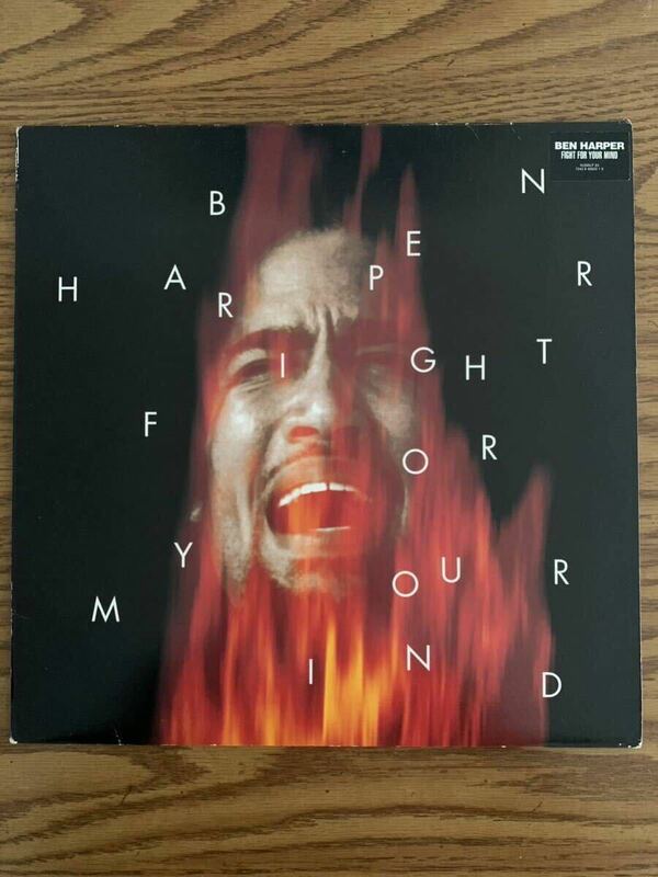 レア 95年 UK オリジナル Ben Harper Fight For Your Mind 2LP ベン ハーパー ファイト フォー ユア マインド アナログ レコード Virgin