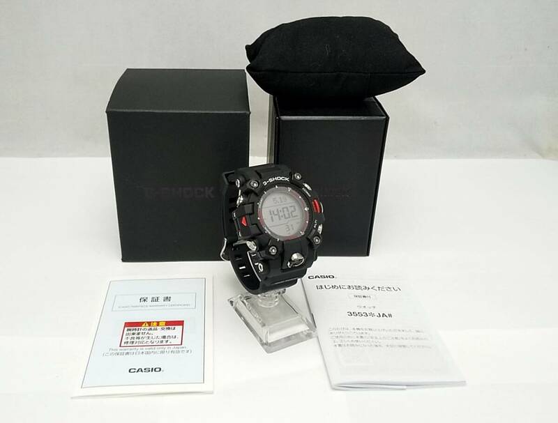 【展示品】 腕時計　CASIO　G-SHOCK　MUDMAN　GW-9500-1JF　電波ソーラー　保証期限内　/　カシオ　ジーショック　マッドマン