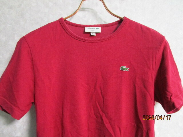 LACOSTE（ラコステ）スリムフィット　Tシャツ　＜MADE　IN　JAPAN＞