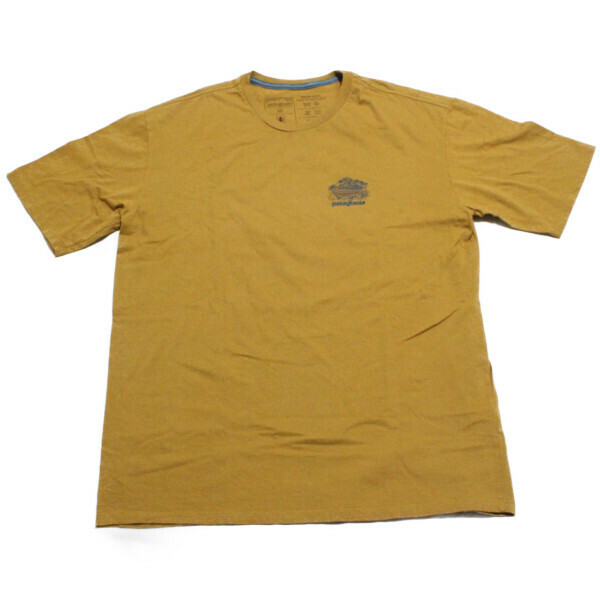 パタゴニア M オールホームウォーター オーガニック コットン Tシャツ PATAGONIA ALL HOME WATER T OKSB メンズ 半袖 トラウト 魚 釣 新品