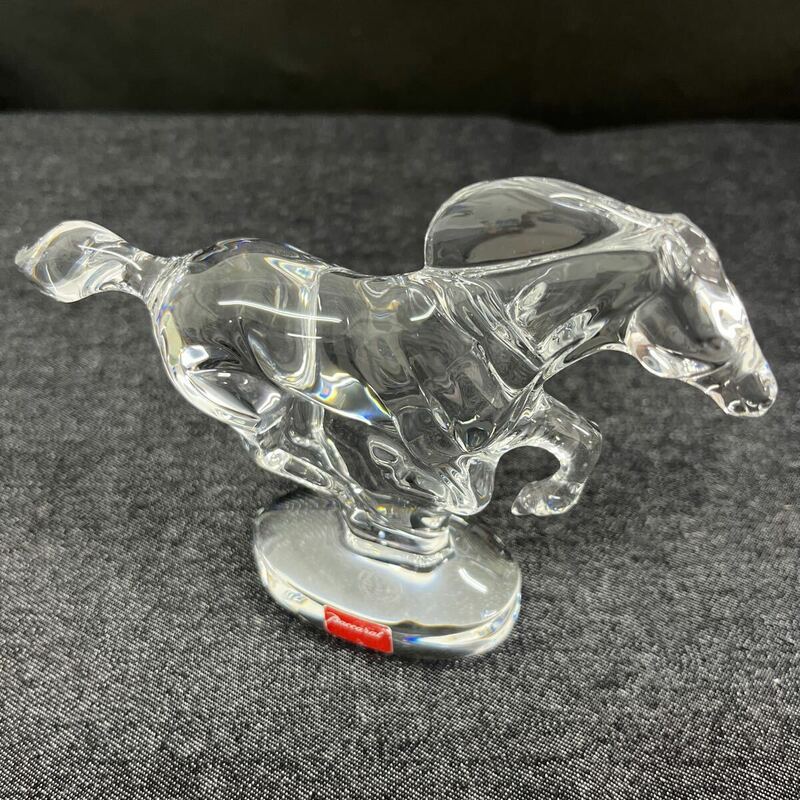 Baccarat バカラ クリスタルガラス インテリア 馬 オブジェ 置物 コレクション 240524 ◎インボイス対応可◎