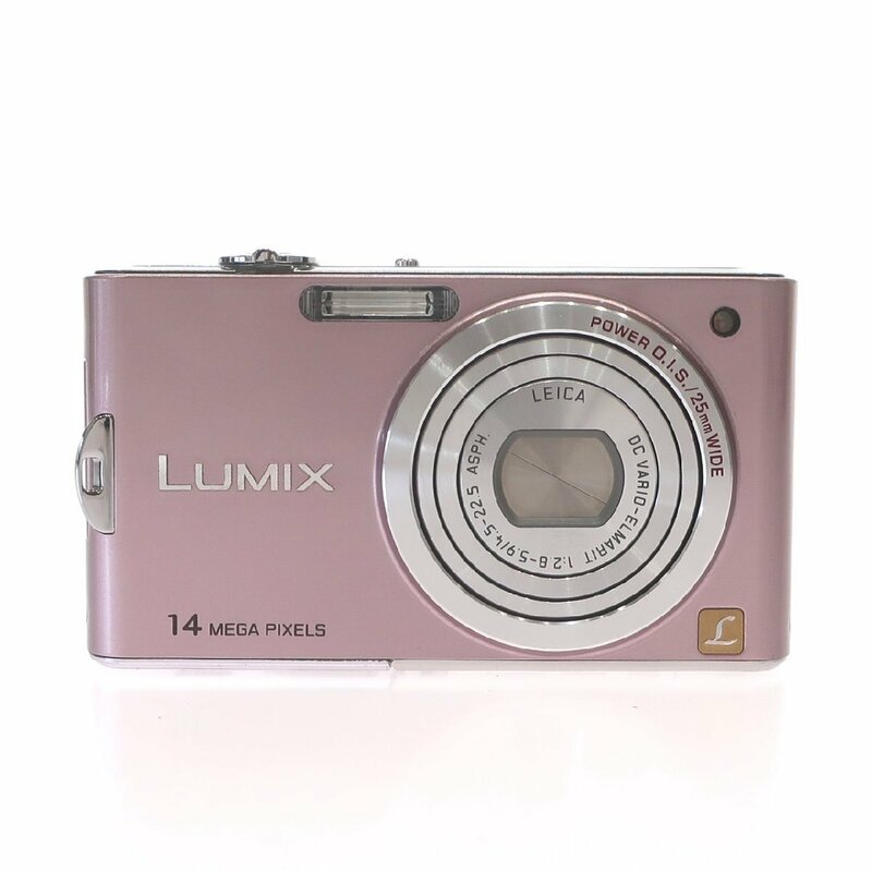 1円スタート Panasonic パナソニック LUMIX ルミックス DMC-FX66 コンパクト デジタルカメラ デジカメ ピンク 家電 電化製品 動作未確認
