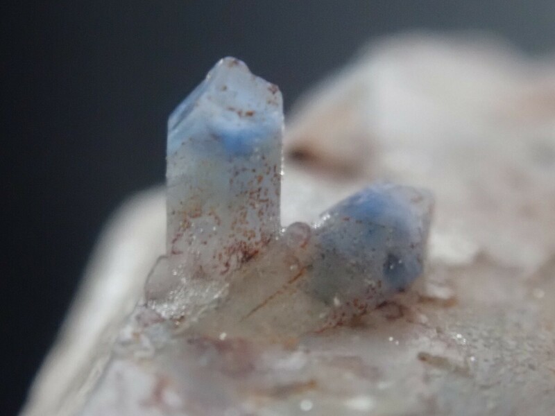 【希少鉱物】パパゴアイトinクォーツ（onパパゴアイト）　パパゴ石入り水晶　原石　標本