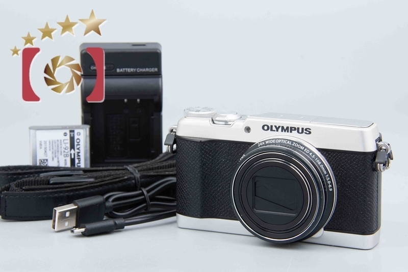 【中古】OLYMPUS オリンパス STYLUS SH-2 シルバー コンパクトデジタルカメラ