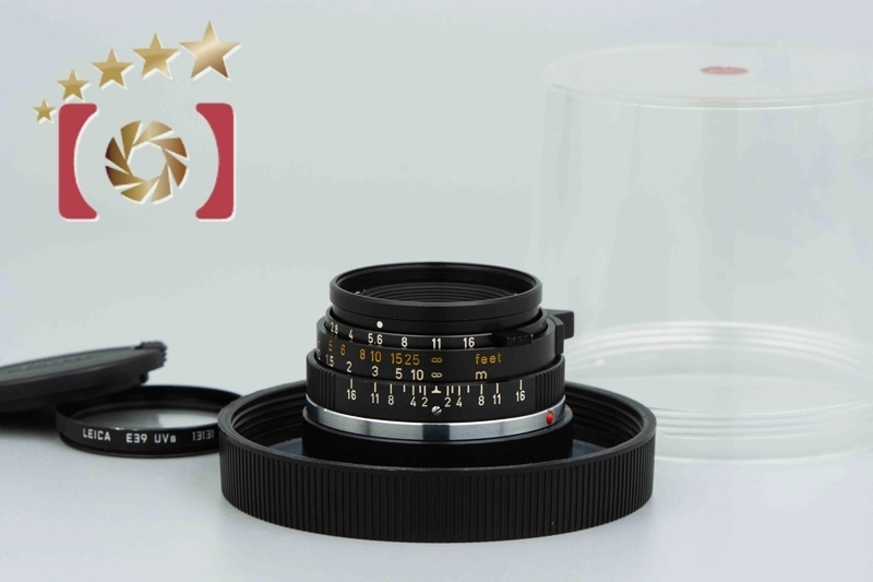 【中古】Leica ライカ SUMMICRON 35mm f/2 ライカMマウント 2024.3月 オーバーホール済み